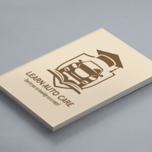 Learn Auto Care "Don't let your car knowledge run on empty"